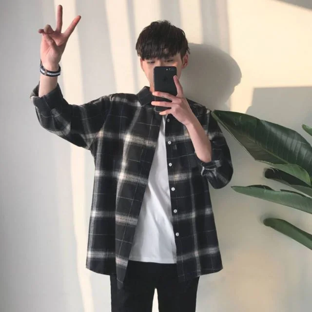 Check Black Socks 3