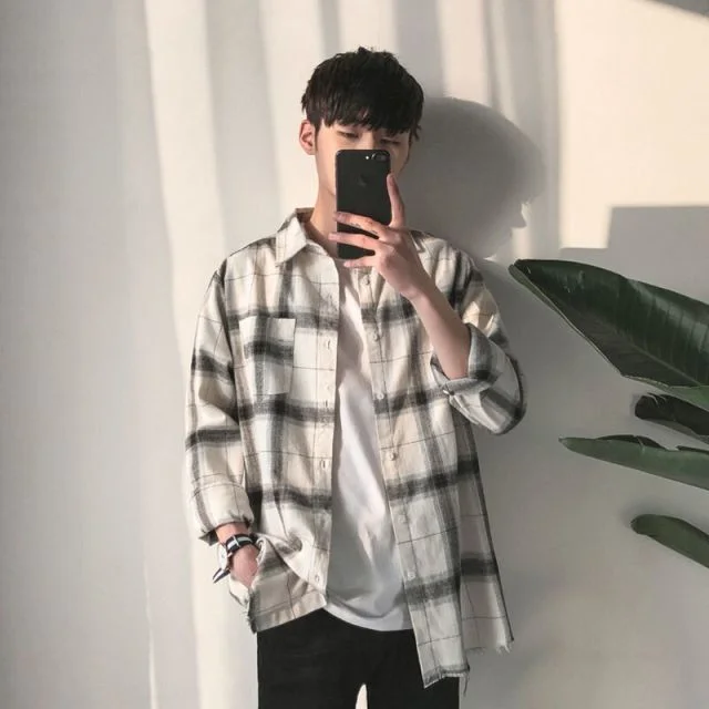 Check White Socks