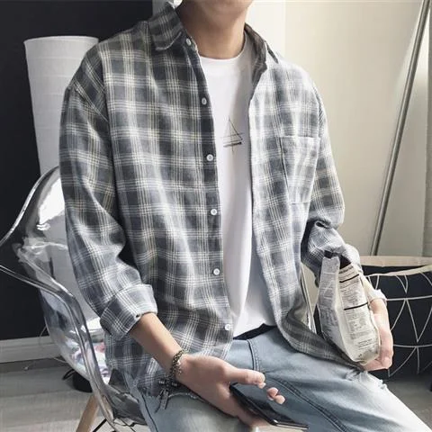 902 Check Grey Socks